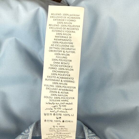 Alo Gold Rush Puffer Coat in Celestial Blue Women's XS 2-4 Weather Resistant - Picture 5 of 14